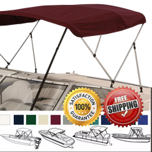 Load image into Gallery viewer, Seamander 3 Bow Bimini Tops,7 Sizes,9 Colors