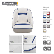 Load image into Gallery viewer, Seamander Captains Chair Pontoon Boat seat -S1040 Series,