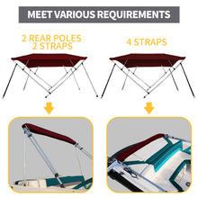 Load image into Gallery viewer, Seamander 4 Bow Bimini Tops,8 Sizes,9 Colors