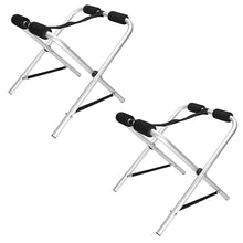 Load image into Gallery viewer, Folding Kayak Stands, Extra Tall Storage Rack for Kayaks, Canoes & SUP Paddle Boards, 150lb Weight Capacity, Portable