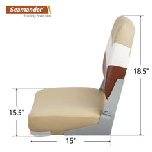 Load image into Gallery viewer, Seamander A Pair of New Low Back Folding Boat Seats (2 seats)
