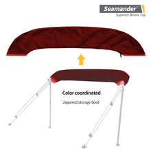 Load image into Gallery viewer, Seamander 4 Bow Bimini Tops,8 Sizes,9 Colors
