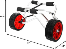 Load image into Gallery viewer, Kayak Cart Kayak Trolley Boat Canoe Carrier Tote Dolly
